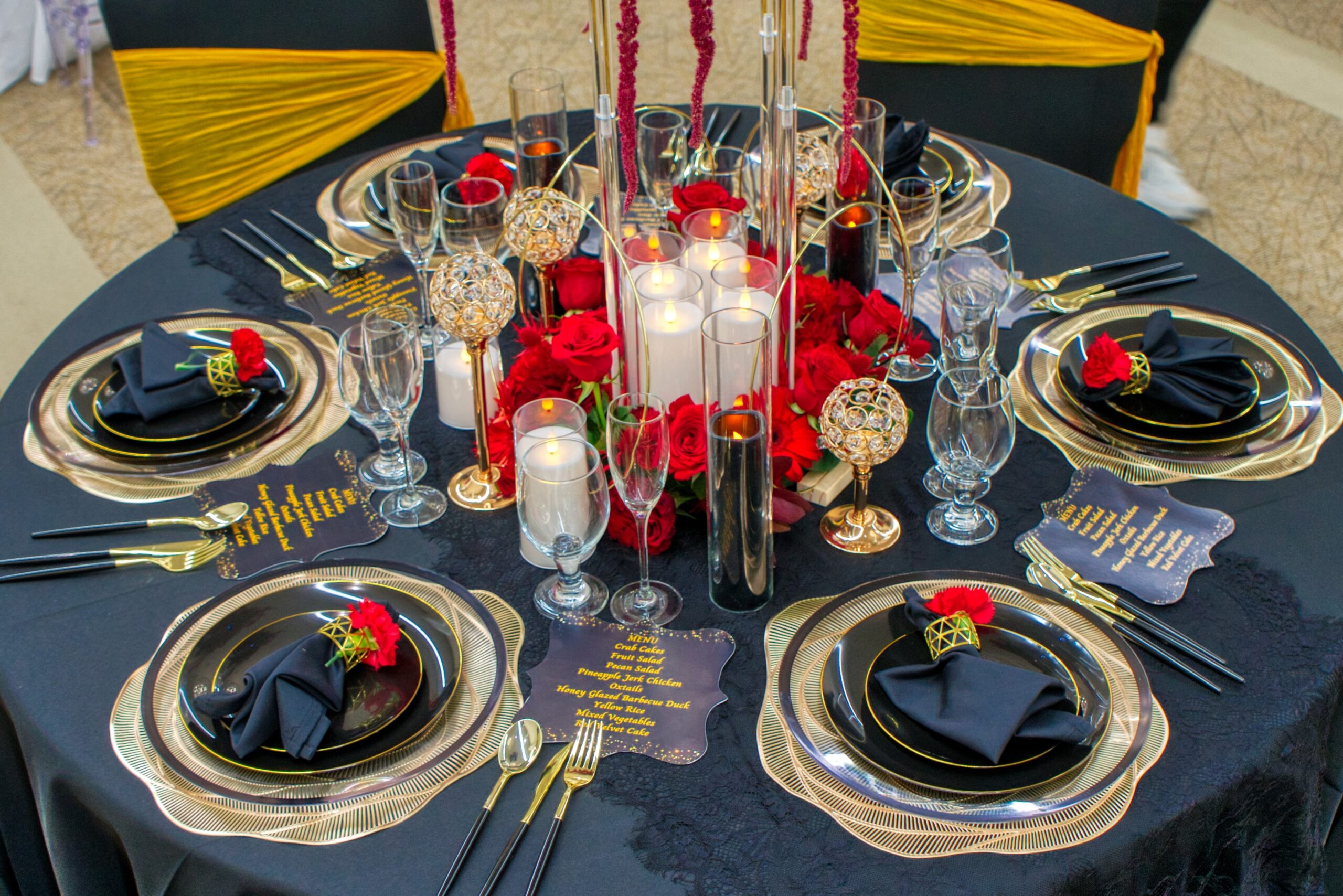 Table setting for wedding - Moments by Marsha